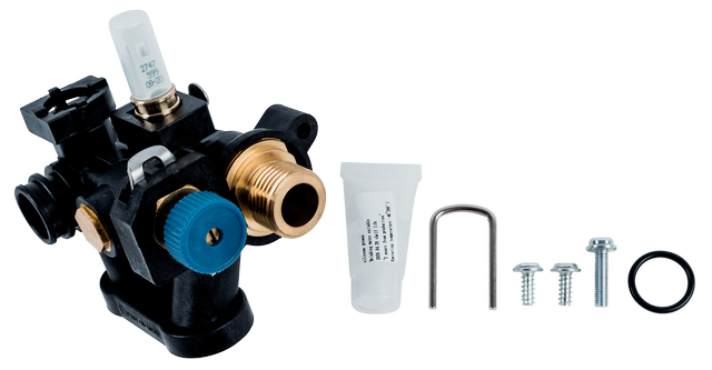 Wolf Hydraulik Warmwasser Block ohne Disconnecteur 2074617