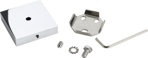 Ideal Standard Befestigungsset IOM Cube für Glasablage EW088NU