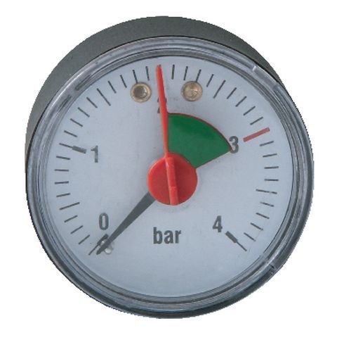 SYR Manometer für die FüllCombi 6828, Manometeranschluss G 1/4, Anzeigebereich 0-4 bar 6828.00.902