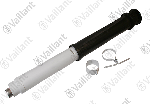 Vaillant Frischluft- und Abgasrohr Zub.-Nr. 300700, schwarze Dachdurchführung 145874