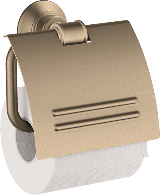Hansgrohe Papierrollenhalter mit Deckel Axor Montreux brushed nickel 42036820