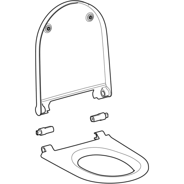 Geberit WC-Sitz für AquaClean Sela weiß matt 243.650.JT.1