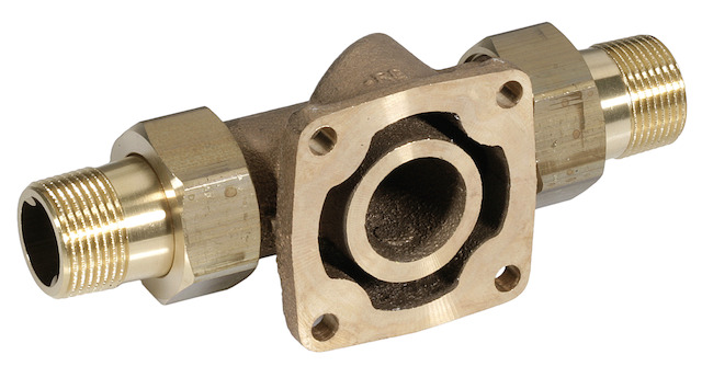 Resideo Drehbares Anschluss-Stück DA74CS Messing bleifrei, R 1 1/4, LFA #DA74CS-11/4LFA