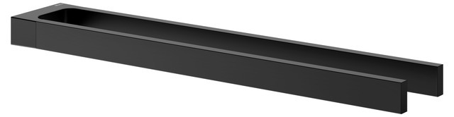 Keuco Handtuchhalter Edition 11, 11118 2-teilig, 450mm, schwarz-matt 11118370000