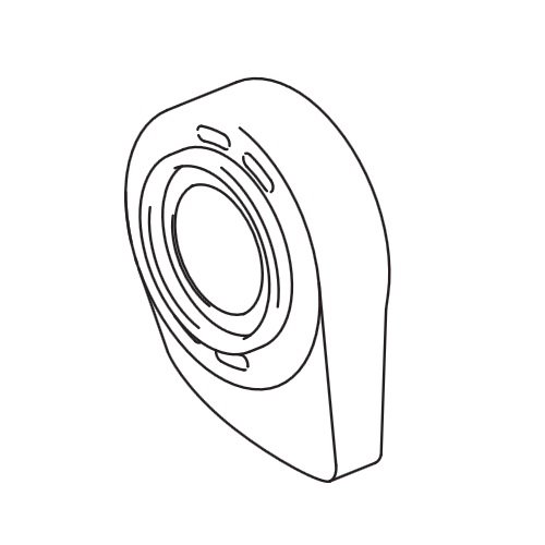 Hansgrohe Abdeckkappe Excentra Fill chrom 97698000