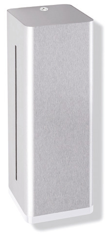 HEWI Seifenspender Serie 805, Edelstahl, Hebel und Funktionsabschluss, 600ml, reinweiß 805.06.100 99