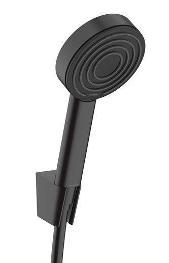 Hansgrohe Porterset Pulsify S 105 1 jet EcoSmart+ mit Brauseschlauch 1250mm schwarzmatt 24307670