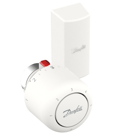 Danfoss Thermostatkopf Aero RA/VL gasgefüllt, Serviceelement mit Fernfühler 0-2m 015G4552
