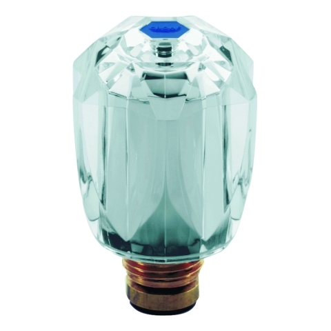 Grohe Oberteil mit Brillant Griff Markierung blau 1/2" chrom 45951000