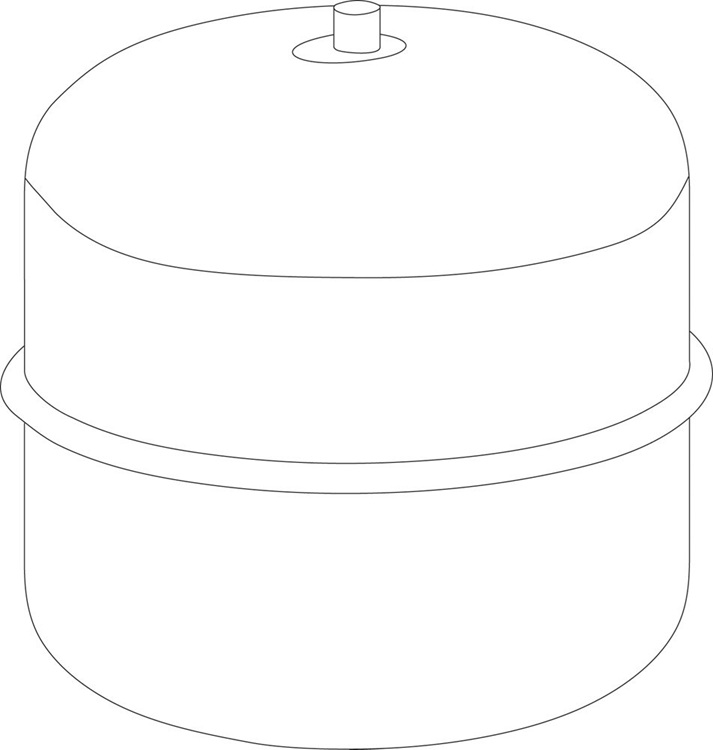 Buderus Druckausdehnungsgefäß 18 l 1,5 bar 8738800589