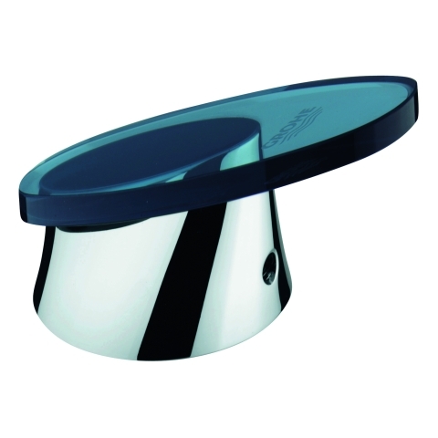 Grohe Hebelkopf für Taron Wannenbatterie chrom/blauglas 46384IM0