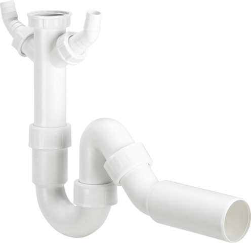 Viega Röhrengeruchverschluss 7985.32 in G1 1/2 x 50mm Kunststoff weiß 694166