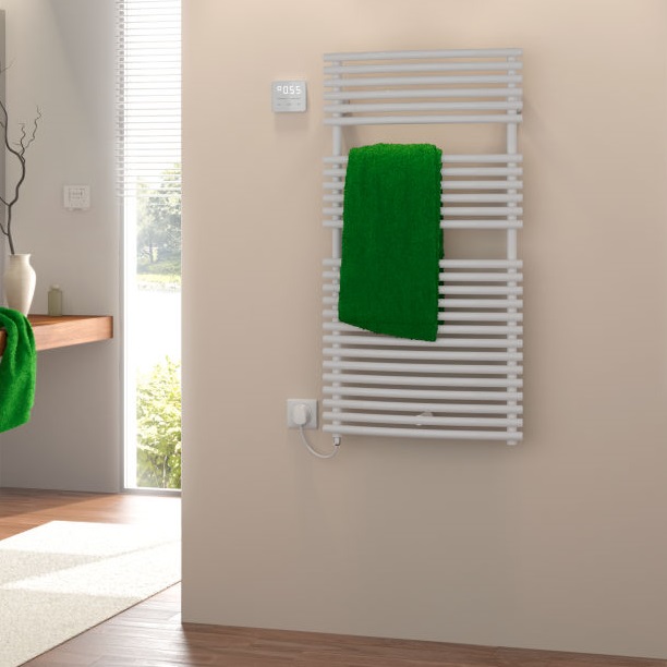 Arbonia Bagnotherm Watt H: 1.800 B: 900mm, max. P: 1500W, weiß, WRS, weiß, links E3E1018900113XA