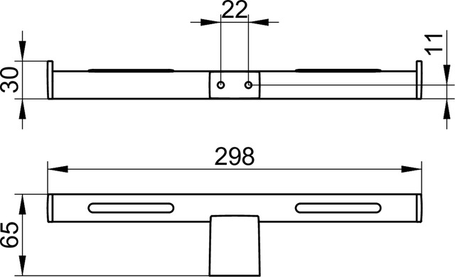 Keuco Toilettenpapierhalter Plan doppelt, verchromt 14963010003