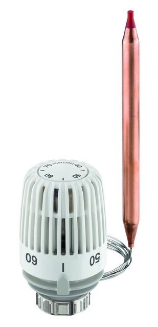 Heimeier Thermostat-Kopf K mit Anlege-bzw. Tauchfühler 60-90 Grad C 6662-00.500