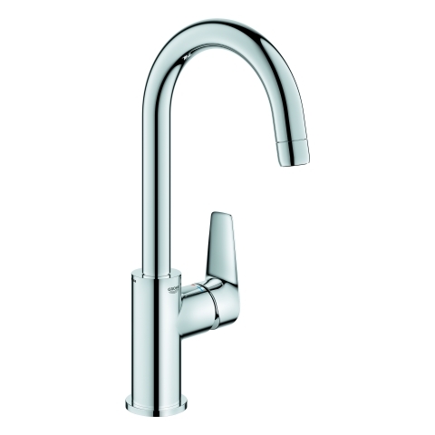 Grohe Einhand-Waschtisch-Batterie BauEdge L-Size chrom Push-Open Ablaufgarnitur 23911001