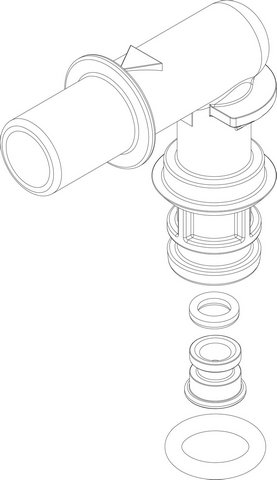 Bosch / Buderus Drossel 14 kW Lgas 8737602633