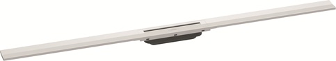Hansgrohe RainDrain Flex Duschrinne 1200mm kürzbar, Fertigset zur freien Montage weiß matt 56047700