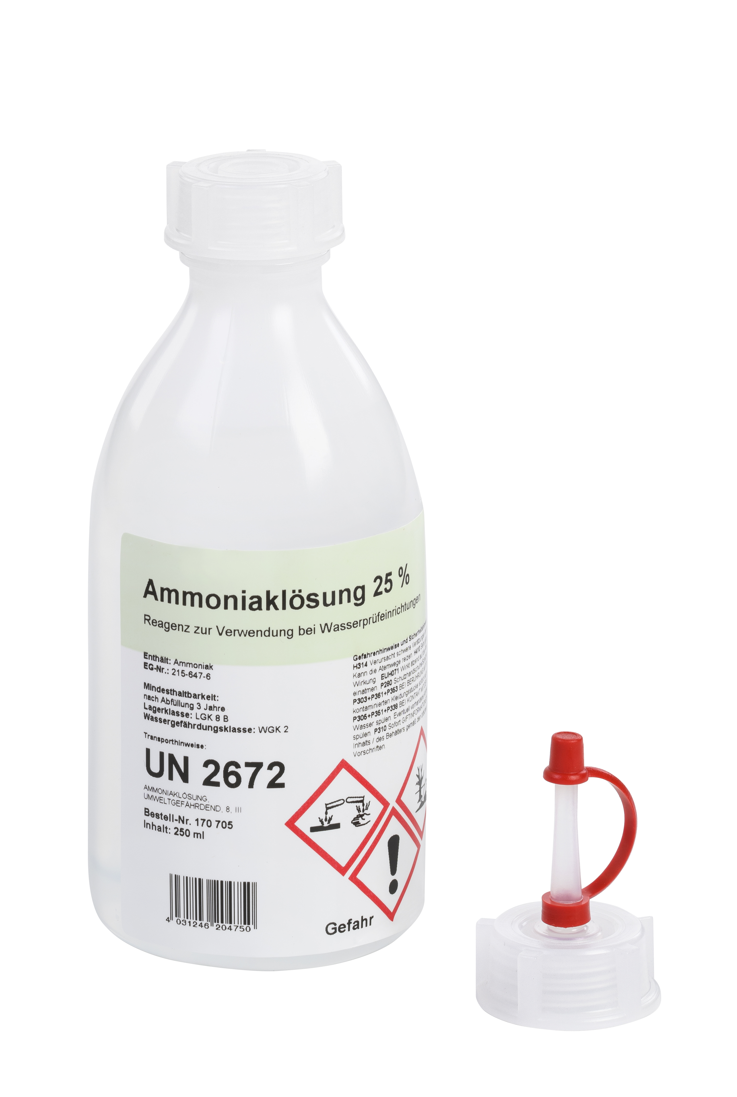 Grünbeck Ammoniaklösung 25 %, 250 ml 170705