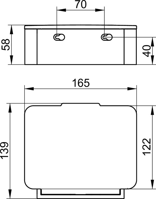 Keuco Feuchtpapierbox Plan verchromt 14967010001