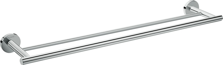Hansgrohe Doppel-Badetuchhalter Logis Universal chrom 41712000
