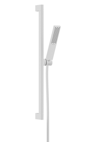 Hansgrohe Brauseset Pulsify E 1 jet EcoSmart+ mit Unica Brausestange 650mm mattweiß 24371700