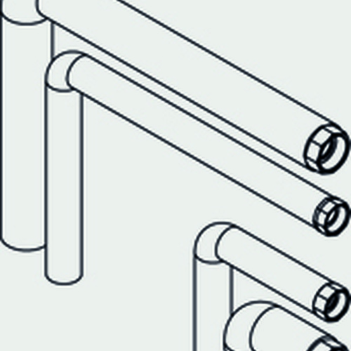 Viessmann Anschluss-Set AP nach rechts 1 Heizkreis ZK06403