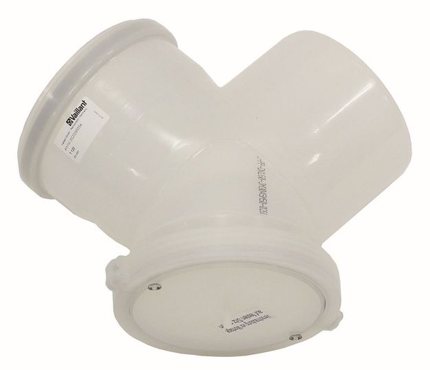 Vaillant Bogen 87 Grad DN 160 PP mit Reinigungsöffnung 0020095554