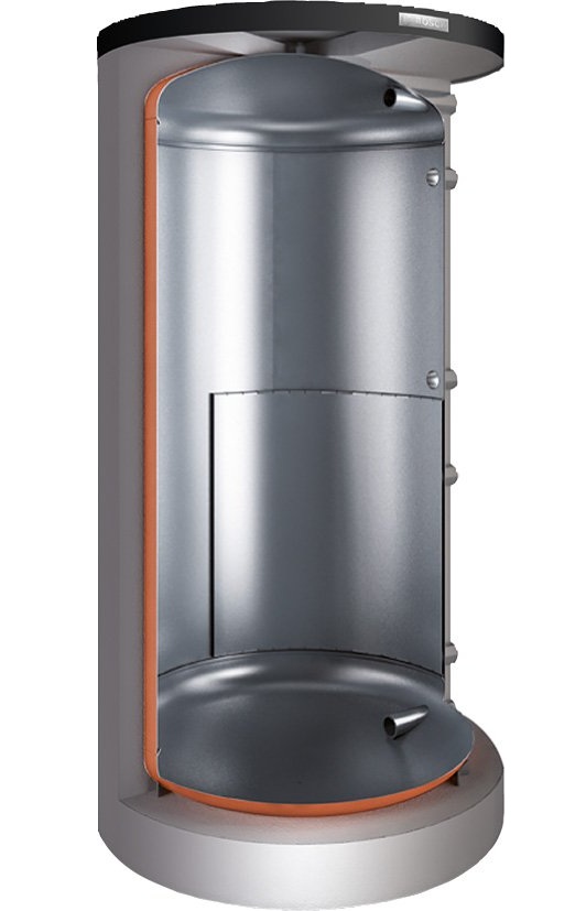 Bosch Pufferspeicher Stora B 1000-6 ER 1 B, 965 Liter, silber, Schichtladung 7735501625