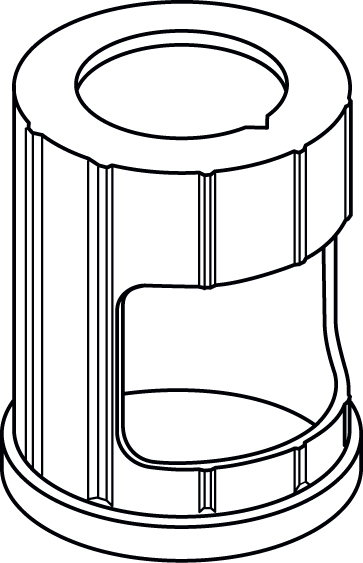 Ideal Standard Führungshülse Joy, für Griffkappe F960990NU
