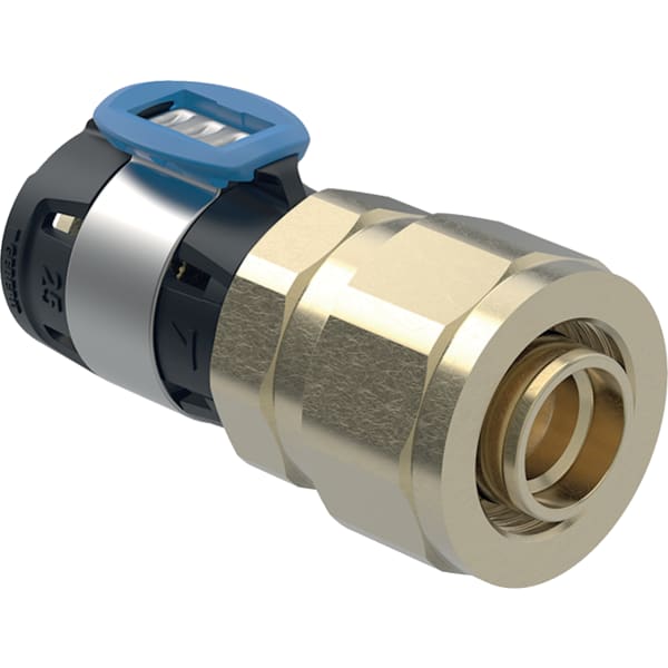 Geberit FlowFit Übergang mit Verschraubung auf PEX-Rohre SiBr d25-20/26 620.732.00.1