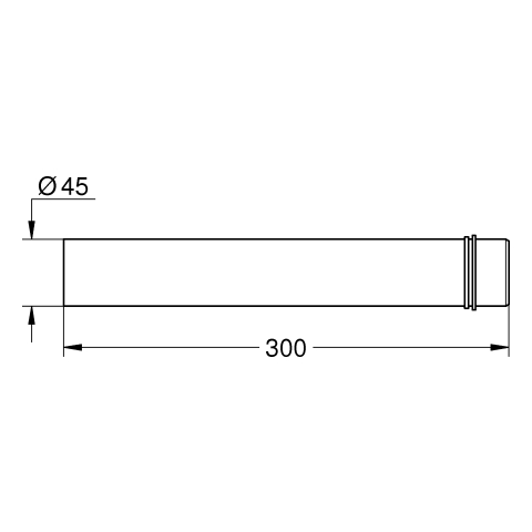 Grohe Abgangsbogen für Rapid S/L 43352000