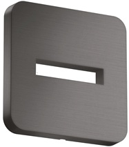 Hansgrohe Rosette softsquare für Axor Universal Showers brushed black chrom 35214340
