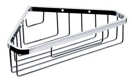 Emco Eckschwammkorb System2 mit direkter Wandbefestigung chrom 354500109