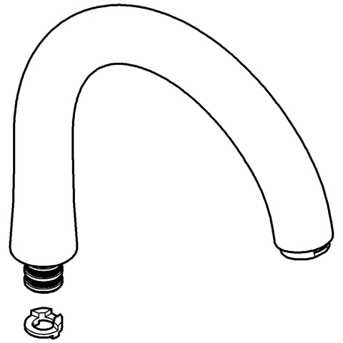 Grohe Auslauf chrom 13222000