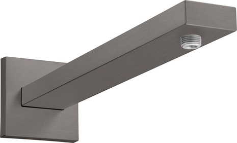 Hansgrohe Brausearm E 390mm mit rechteckigem Schaft, Brushed Black Chrome 27694340