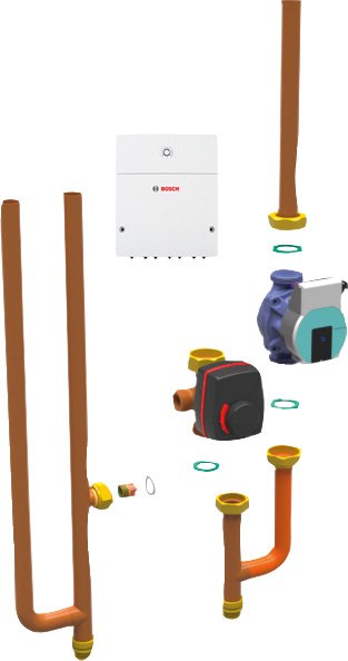Bosch Anschlussset auf 2 Heizkreise für AWMB Zubehör für Luftwärmepumpe AWMB-2HK 8738210339