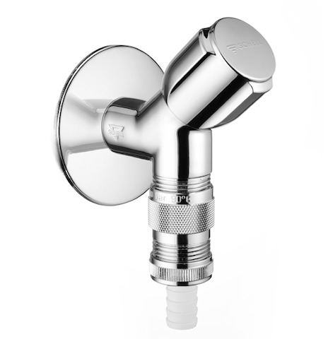 Schell Geräteschrägsitzventil COMFORT RV, Schlauchplatz-Sicherung, 1/2", chrom 033900699