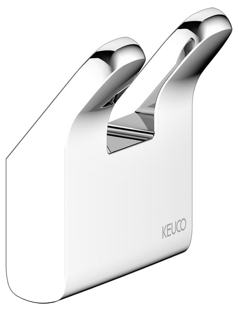 Keuco Handtuchhaken Collection Moll doppelt, verchromt 12713010000