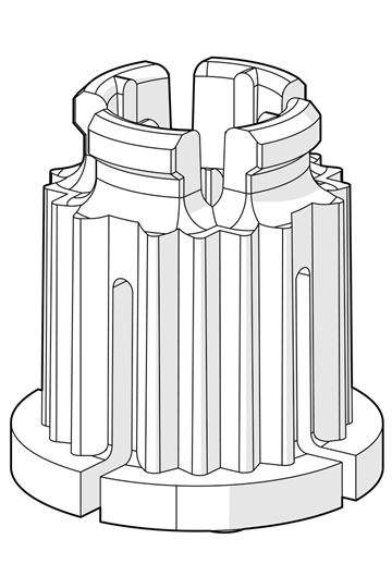 Hansa Adapter Weiss 59910235