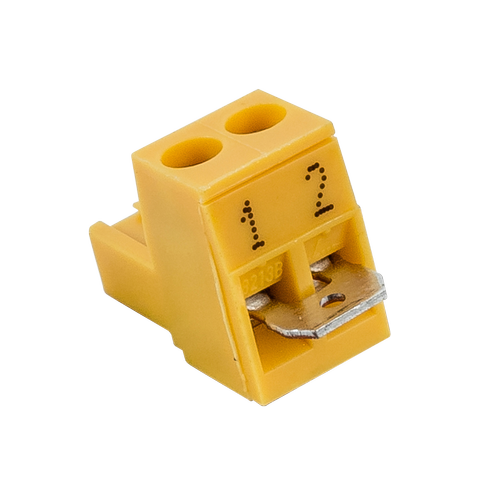 Wolf Gegenstecker gelb 2-polig mit Brücke, für WRS 274433299