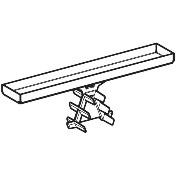 Geberit CleanLIne80 Abdeckung für Duschrinne befliesbar 243.901.00.1