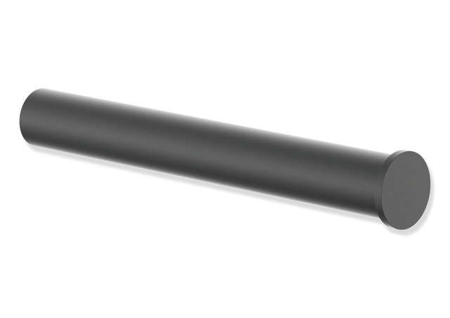 HEWI Reservepapierhalter System 162, Edelstahl, Länge 122mm schwarz tiefmatt 162.21.30060 DC