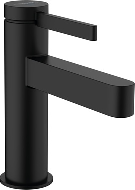 Hansgrohe Finoris Standventil 100 mit Hebelgriff ohne Ablaufgarnitur, Mattschwarz 76013670
