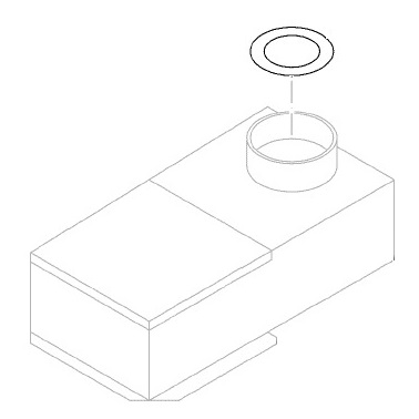 Buderus Einlegeblende 22/4 G134 für G144, G134, für Kesselblock-Anbauteile 10000946