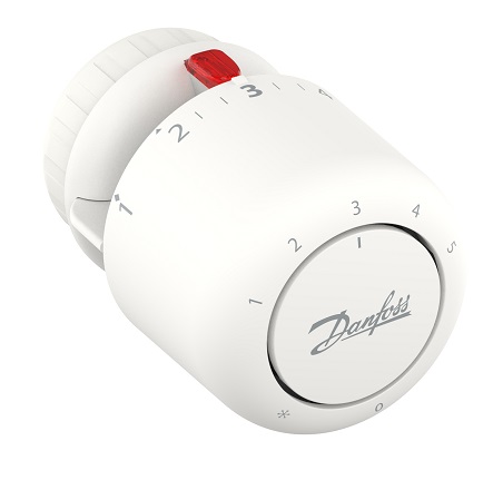 Danfoss Thermostatkopf Aero RA Click gasgefüllt, eingebautem Fühler, Nullabsperrung 015G4598