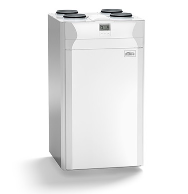 Kermi x-well S460 LH Wohnraumlüftungsgerät mit Vorheizregister Ausführung Links Y1101460002K