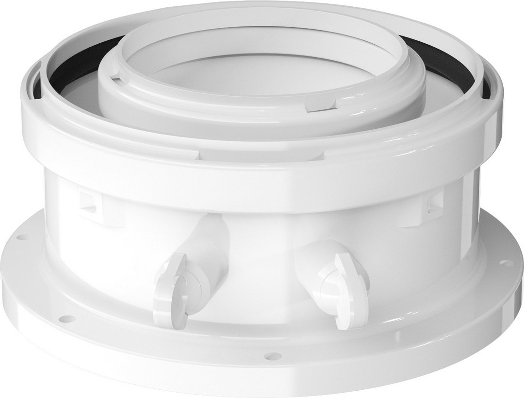Bosch Kesselanschlussstück d: 80/125 Kunststoff Abgaszubehör FC-CA80 7738112714