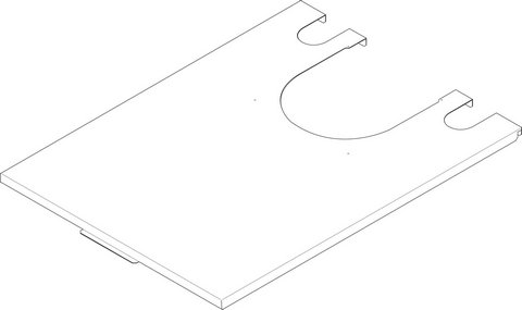 Bosch / Buderus Haube hinten CLA-1 200-300 8738804924