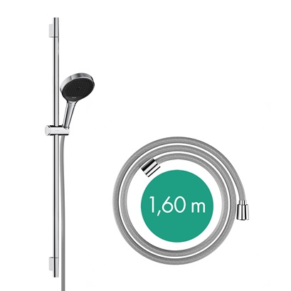 Hansgrohe Brauseset Rainfinity 130 3jet Unica S Puro 900mm Push Schieber chrom 28743000
